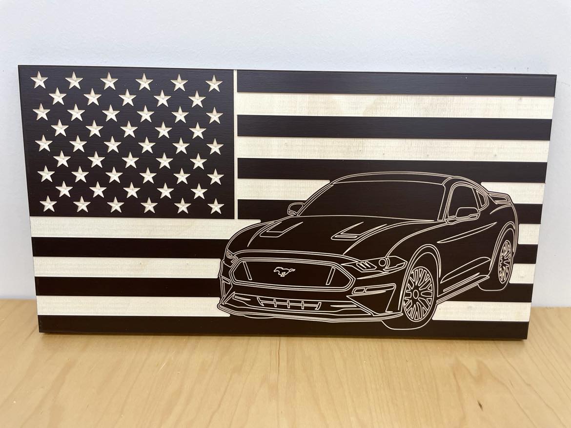 2018-2023 Mustang GT Flag