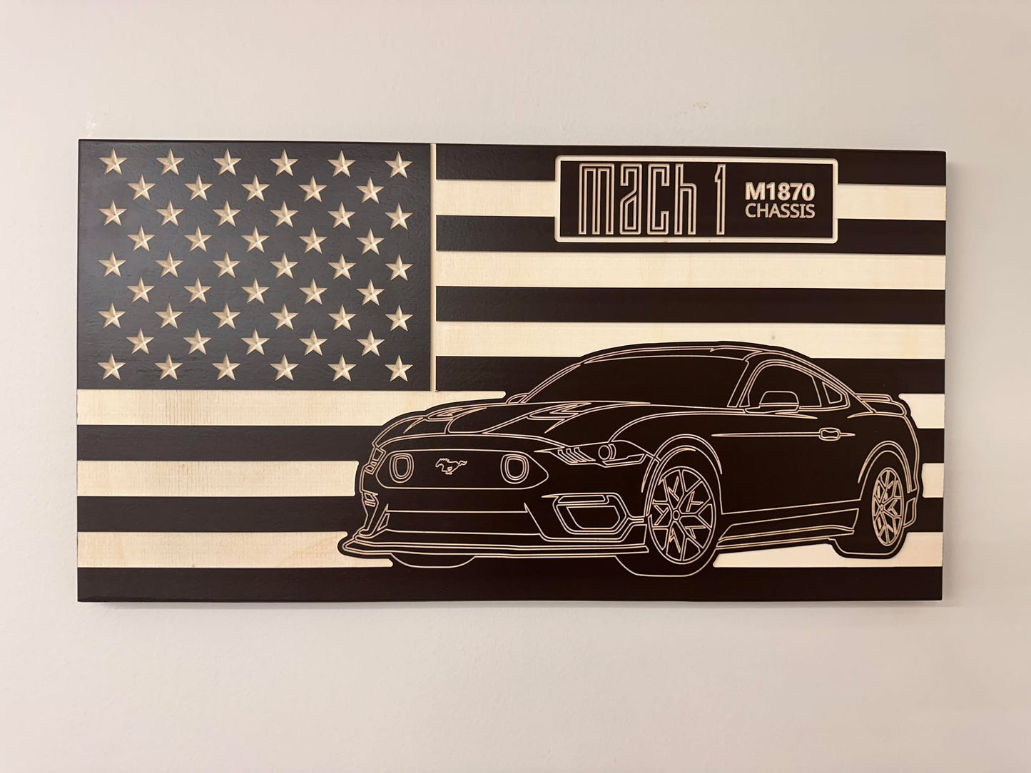 "Your Car Here" American Flag