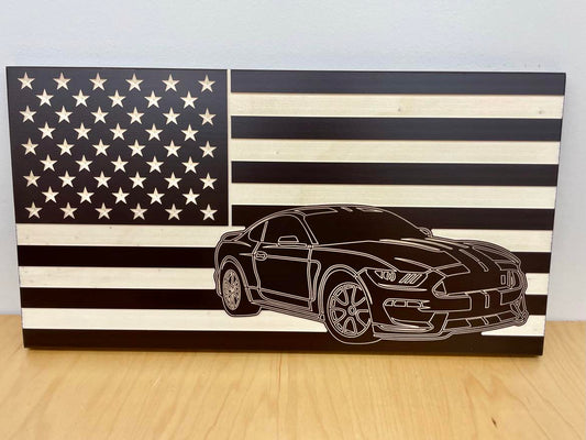 2016-2020 GT350 Mustang Flag