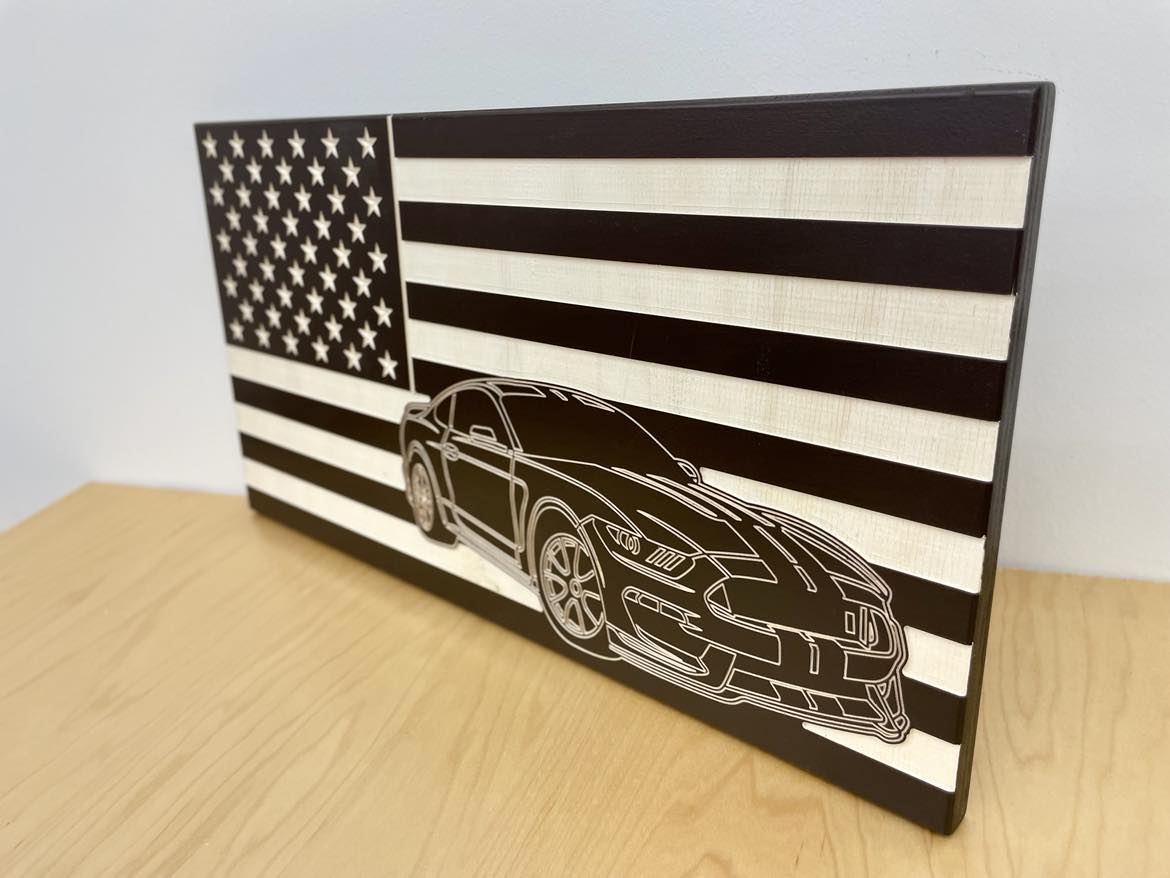 2016-2020 GT350 Mustang Flag