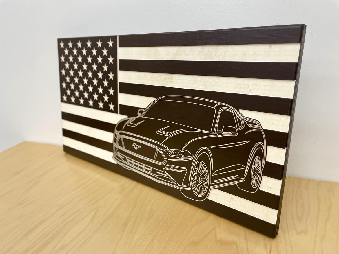 2018-2023 Mustang GT Flag