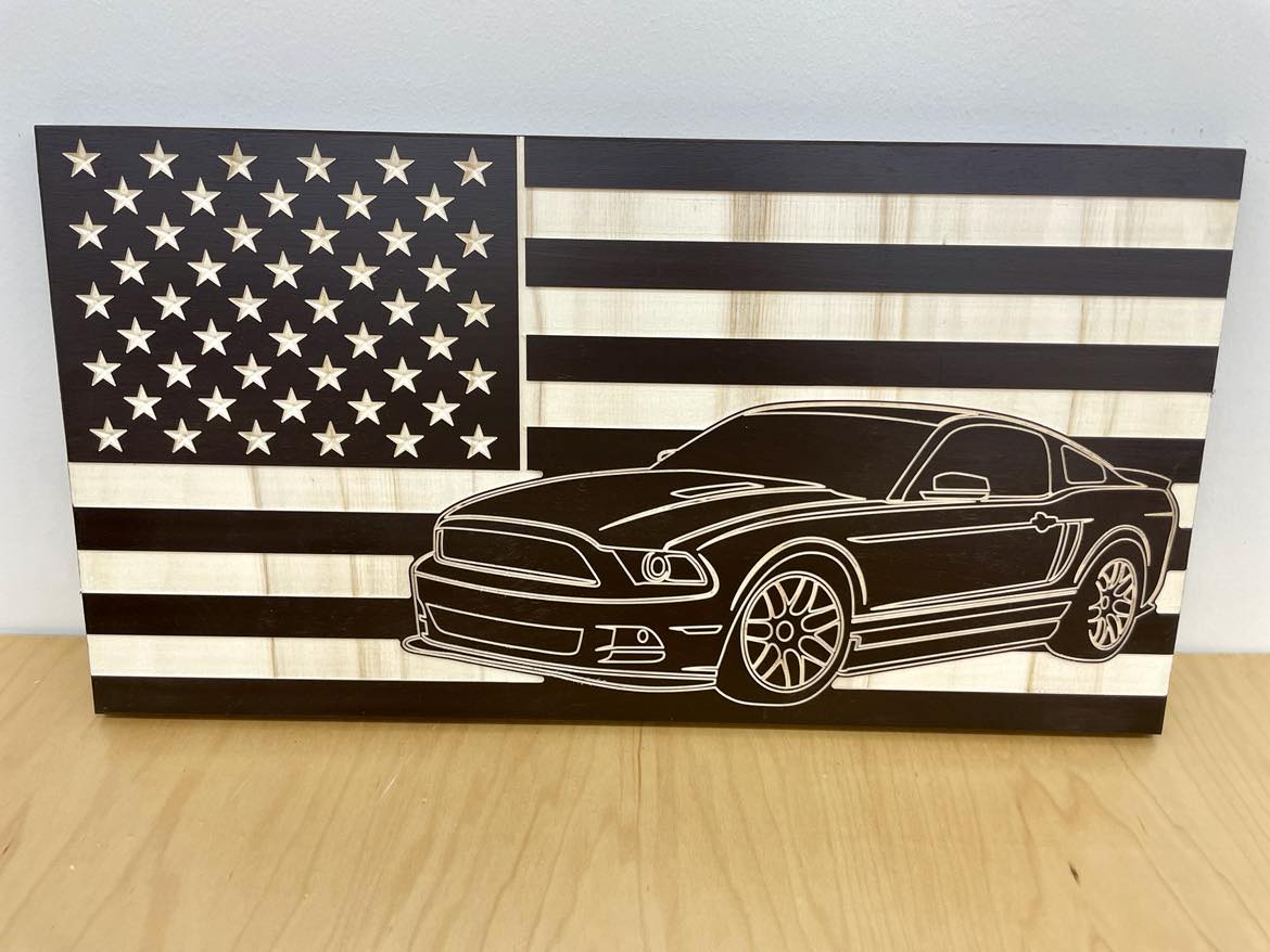 2011-2014 Mustang GT Flag