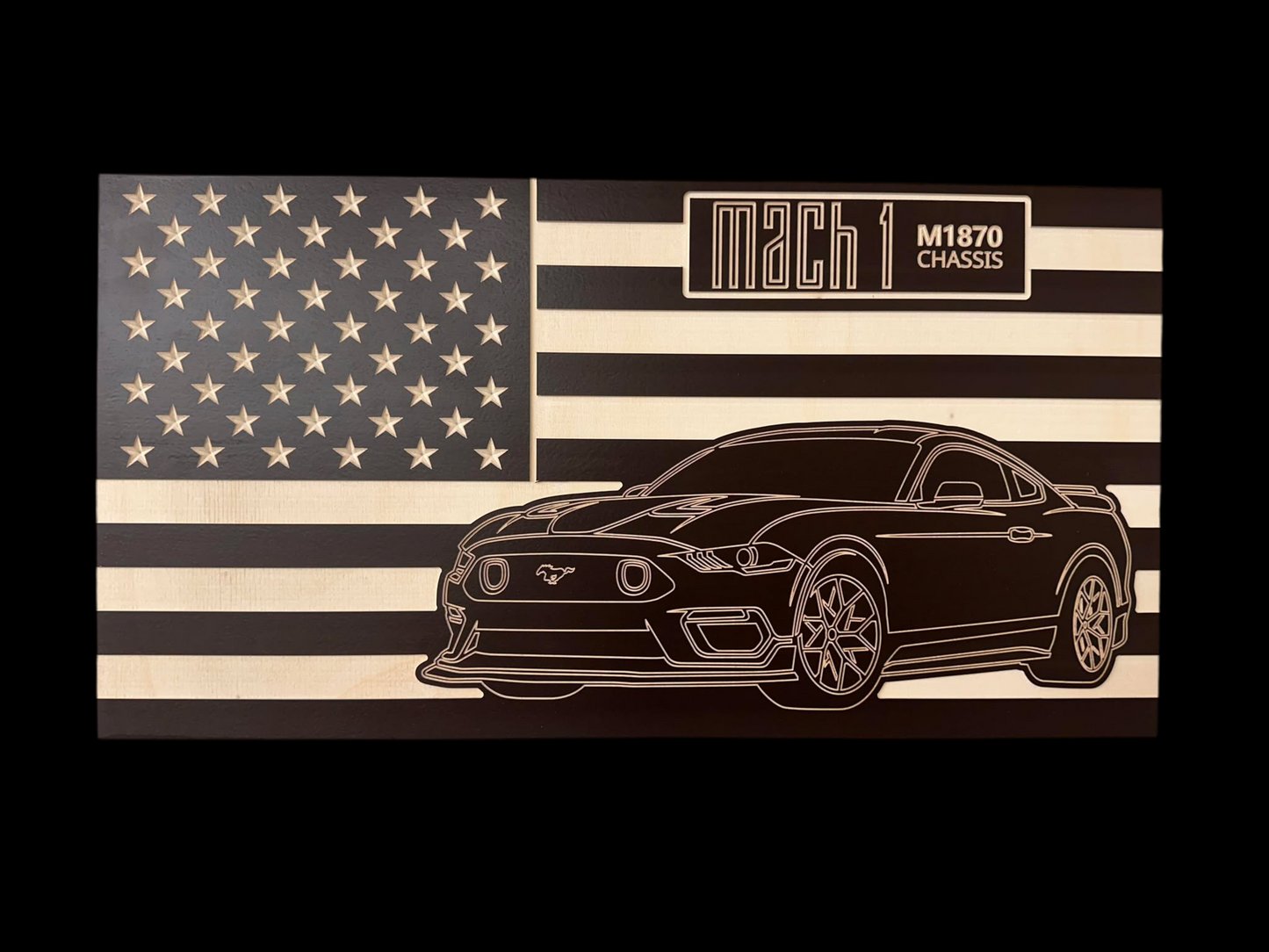"Your Car Here" American Flag