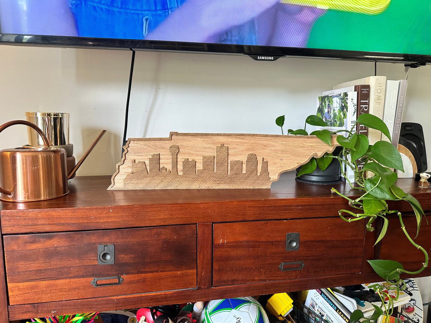 Rustic Tennessee Outline | Knoxville Skyline