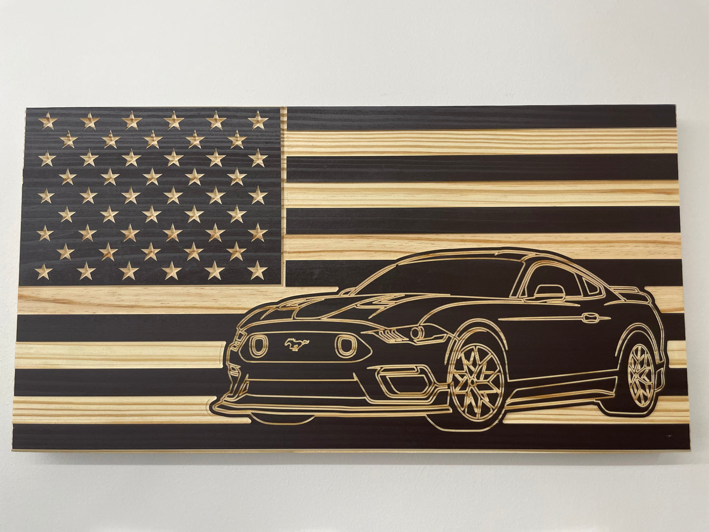 2021 Mach 1 Mustang Flag